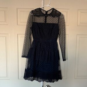 ASOS Dress Navy Blue